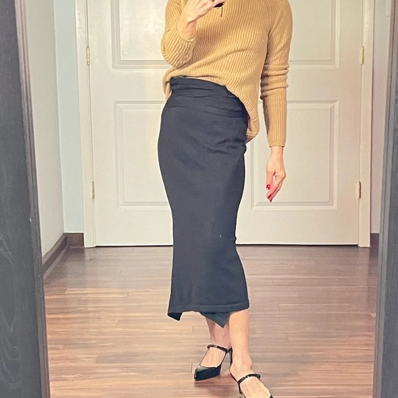 MM6 Maison Martin Margiela 100% wool wrap skirt size M - Picture 2 of 11